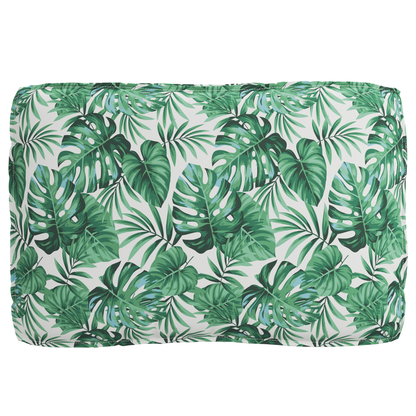 Almofada de palete para assento Floral Padrão de folhas