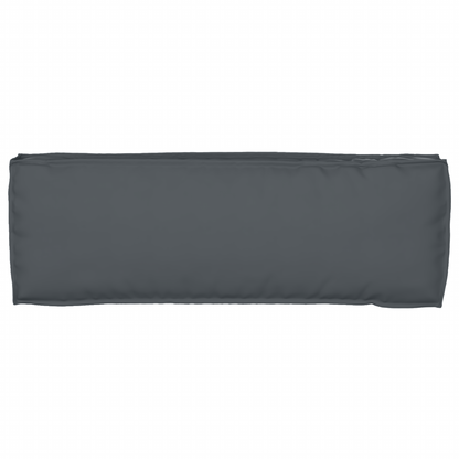 Almofada de palete para banco Antracite 120 x 40 x 8 cm