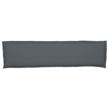 Almofada de palete para banco Antracite 150 x 40 x 8 cm