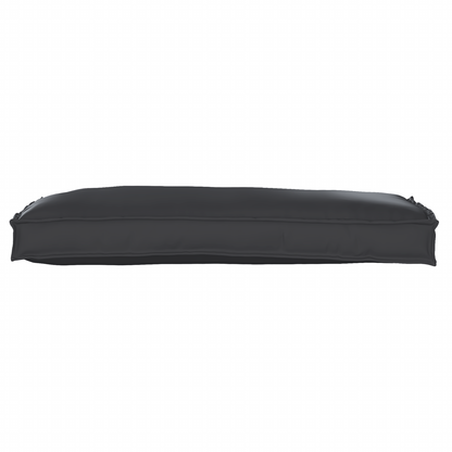 Conjunto de Almofadas para Palete 2 pcs Preto 100 x 40 x 8 cm