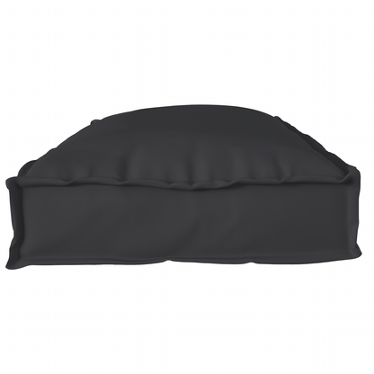 Conjunto de Almofadas para Palete 2 pcs Preto 100 x 40 x 8 cm