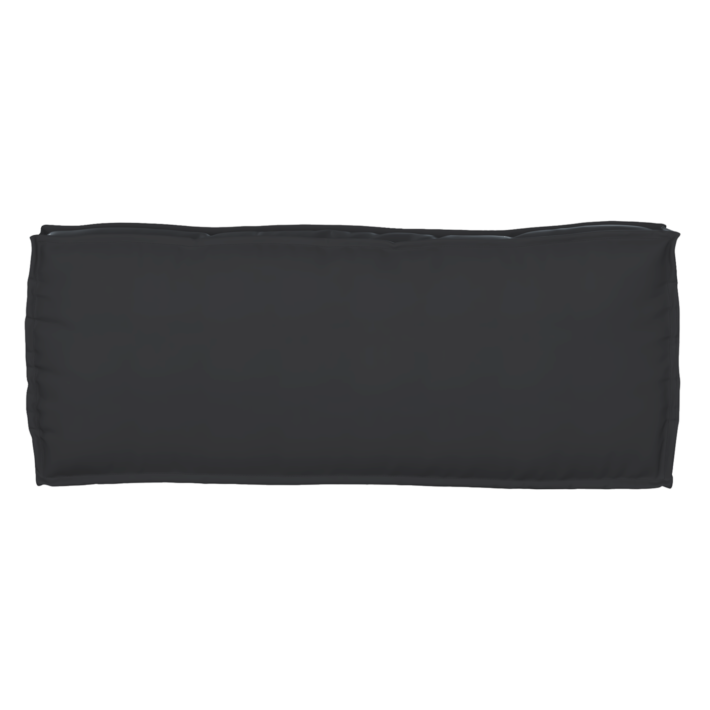 Conjunto de Almofadas para Palete 2 pcs Preto 100 x 40 x 8 cm