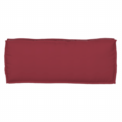 Conjunto de Almofadas para Palete 2 pcs vermelho tinto