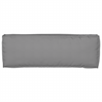 Conjunto de Almofadas para Palete 2 pcs Cinzeto 120 x 40 x 8 cm