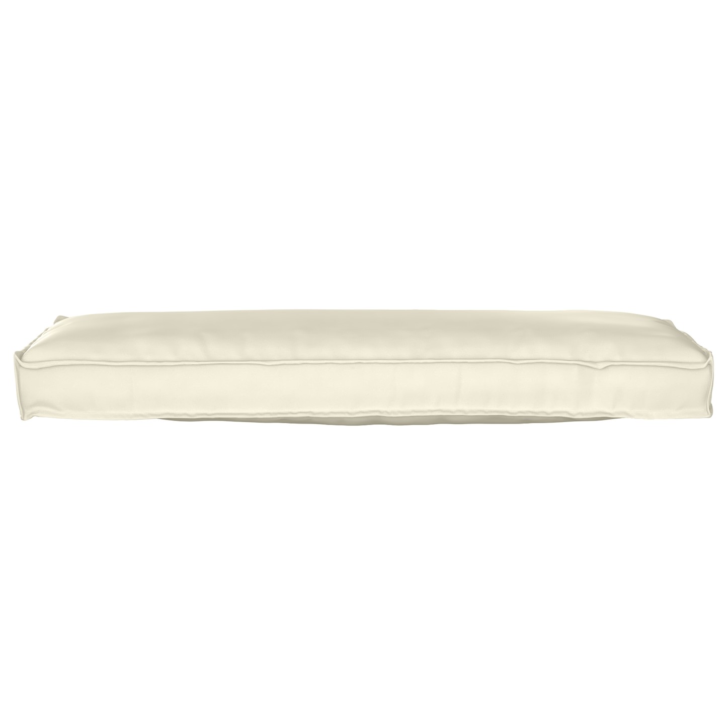 Conjunto de Almofadas para Palete 2 pcs Creme 120 x 40 x 8 cm