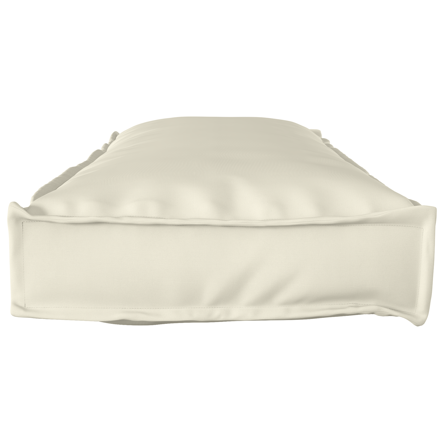 Conjunto de Almofadas para Palete 2 pcs Creme 120 x 40 x 8 cm