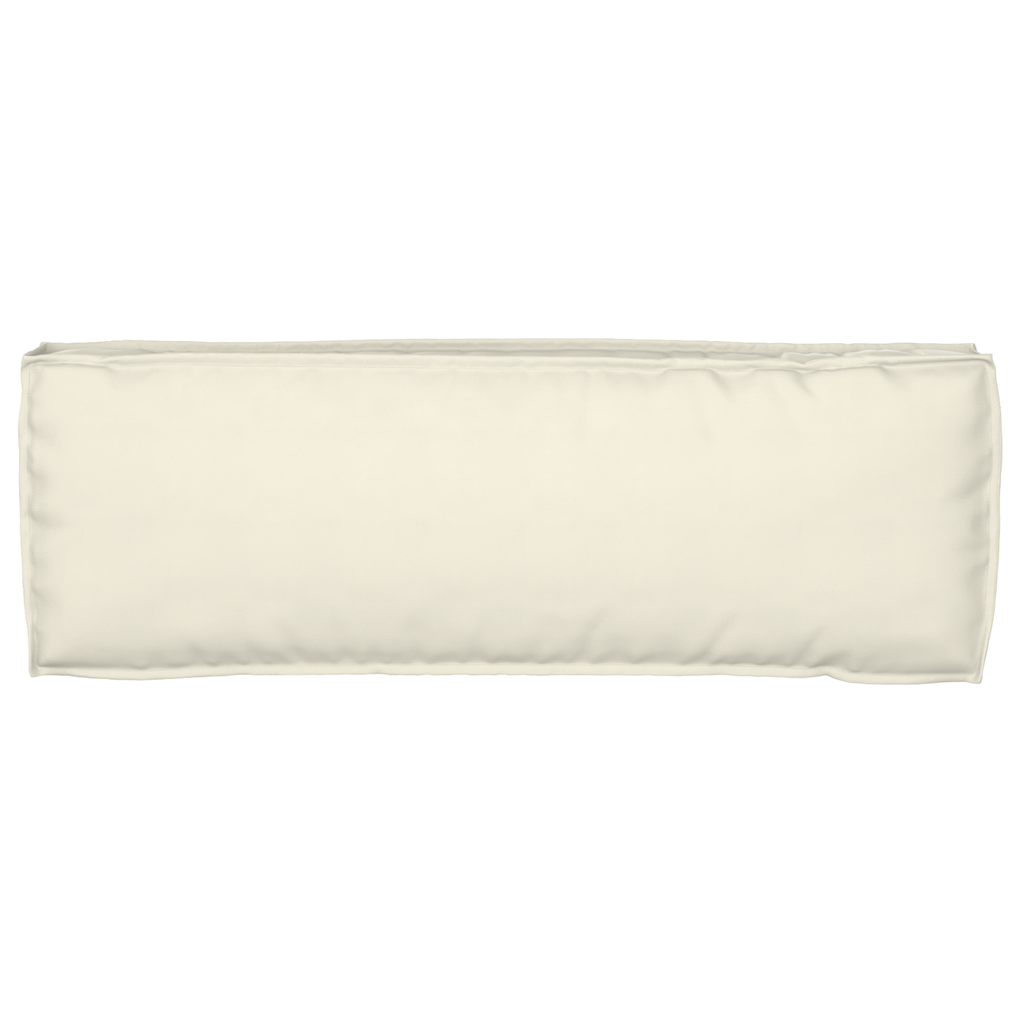 Conjunto de Almofadas para Palete 2 pcs Creme 120 x 40 x 8 cm