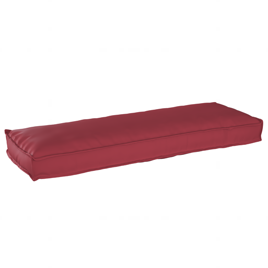 Conjunto de Almofadas para Palete 2 pcs vermelho tinto
