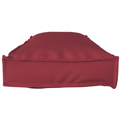 Conjunto de Almofadas para Palete 2 pcs vermelho tinto