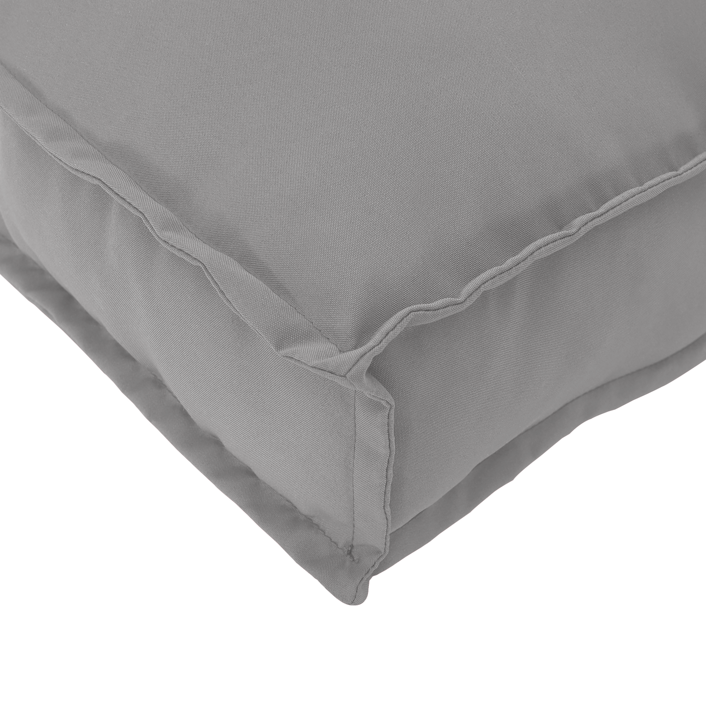 Conjunto de Almofadas para Palete 2 pcs Cinzeto 150 x 40 x 8 cm