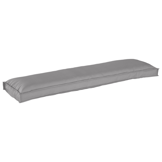 Conjunto de Almofadas para Palete 2 pcs Cinzeto 150 x 40 x 8 cm