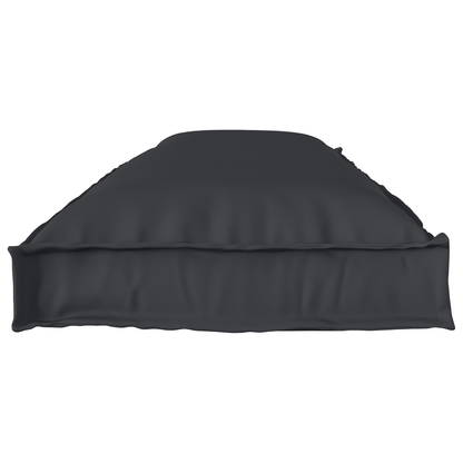 Conjunto de Almofadas para Palete 2 pcs Preto 150 x 40 x 8 cm