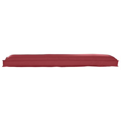 Conjunto de Almofadas para Palete 2 pcs vermelho tinto