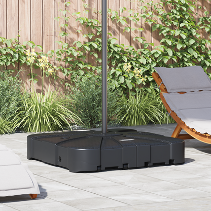 Conjunto de Base para Parasol Cantilever 2 pcs Preto