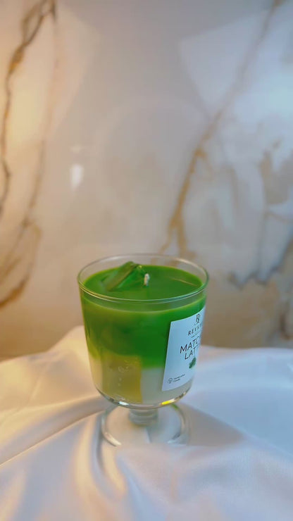 Vela Matcha Latte Artesanal 🍵